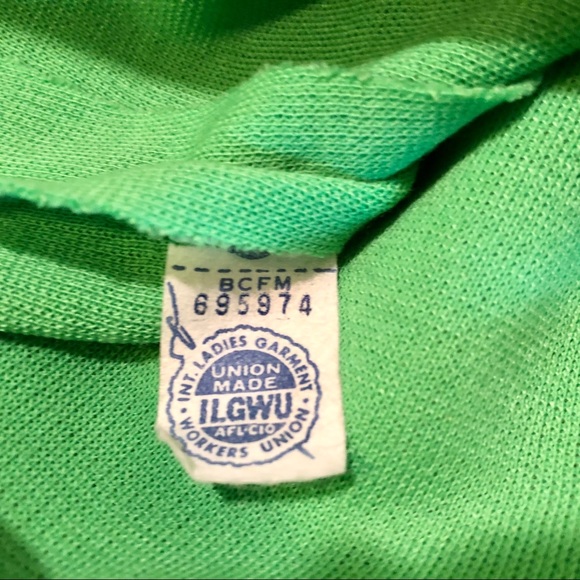 Sold!Vintage 1960’s Richard Frontman Green Dress - Picture 8 of 8